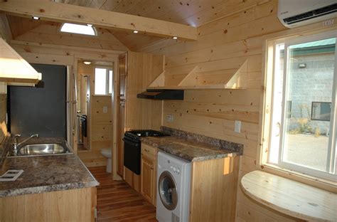 Tiny House With No Need For Loft Or Ladder {bed Is On A