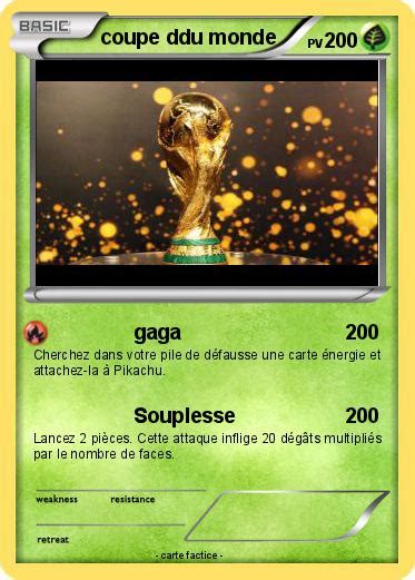 pokemon coupe ddu monde gaga ma carte pokemon