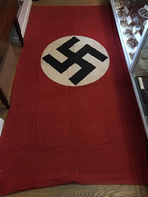 Original Wwii Large German Combat Captured Nsdap Nazi Flag