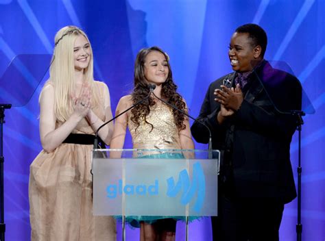 elle fanning and jazz jennings photos photos 24th annual glaad media awards presented by ketel