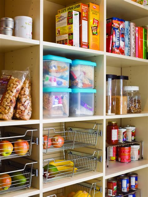organize  kitchen pantry hgtv