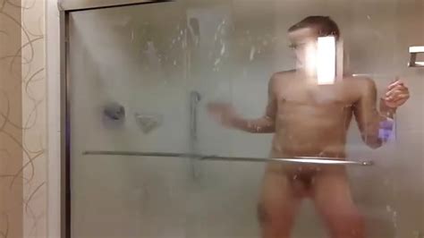 gay lad hot shower tease
