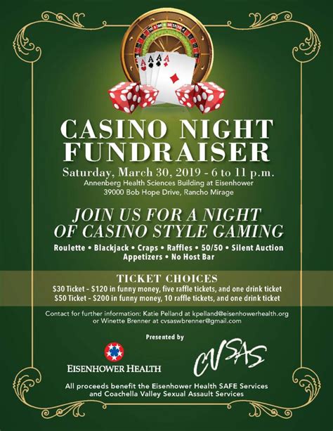 casino night fundraiser greater coachella valley chamber  commerce
