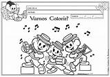 Instrumentos Musicais Cebolinha Turma Atividades Coloringcity sketch template