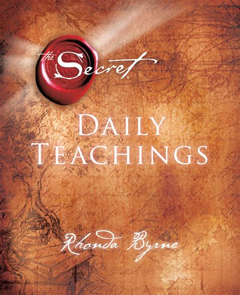 secret daily teachings book  rhonda byrne official publisher
