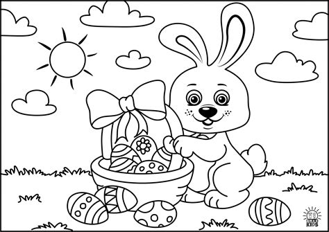 coloring pages  easter easter coloring egg pages basket printable