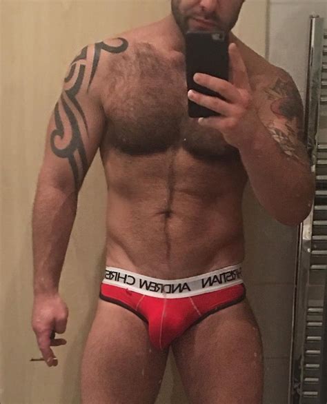 bruno knight king of the muscle bears gym selfie muscle bear