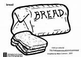 Bread Coloring Pages Drawings Large Edupics Printable sketch template