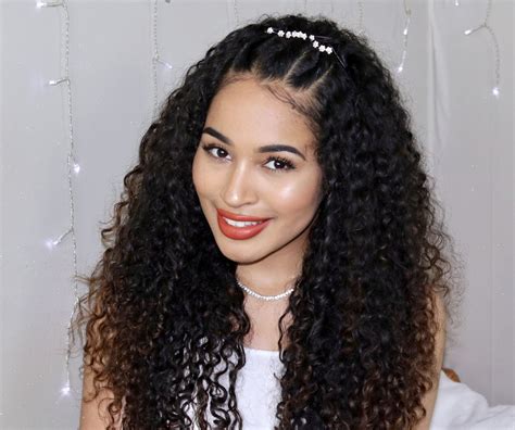 ideas for a long curly weave with short straight closure wavy haircut