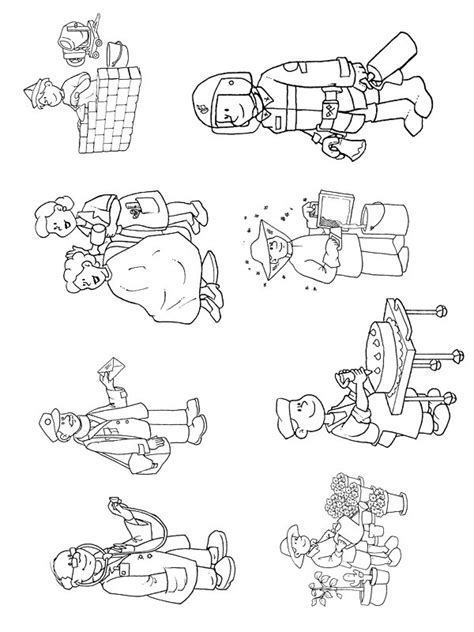 kids  funcom  coloring pages  professions