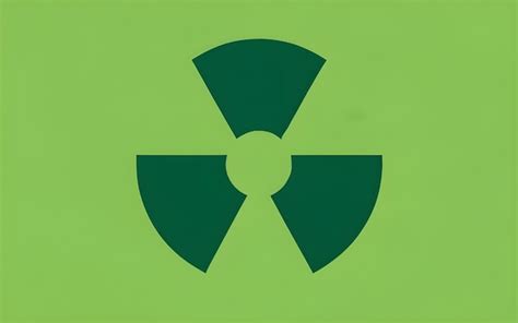 premium ai image radiation symbol