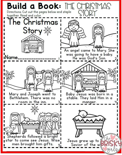 printable christmas story sequencing pictures