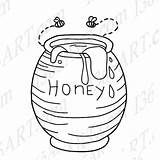 Bees Off Honing Downlo Stamp Coloring sketch template