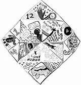 Cootie Catcher Printable Instructions Especially Arthur Mad Everything Really But sketch template