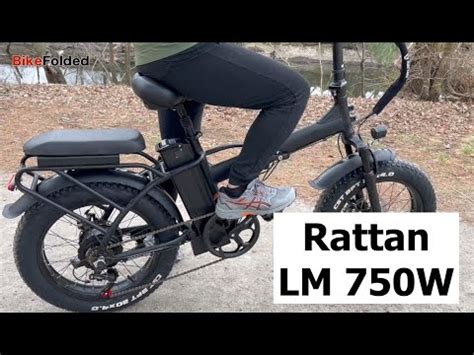 rattan lm  folding fat tire electric bike review