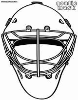 Mask Goalie Coloring Pages Colorings sketch template