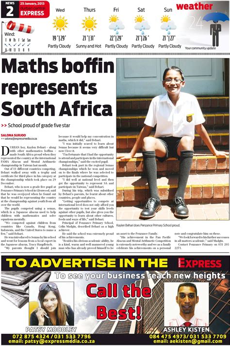 south africa newspaper article kropkowe kocie