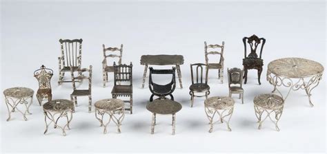 miniature dolls house furniture quarterly collectors auction