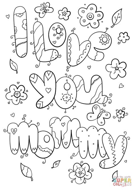 mommy   coloring pages  getdrawings