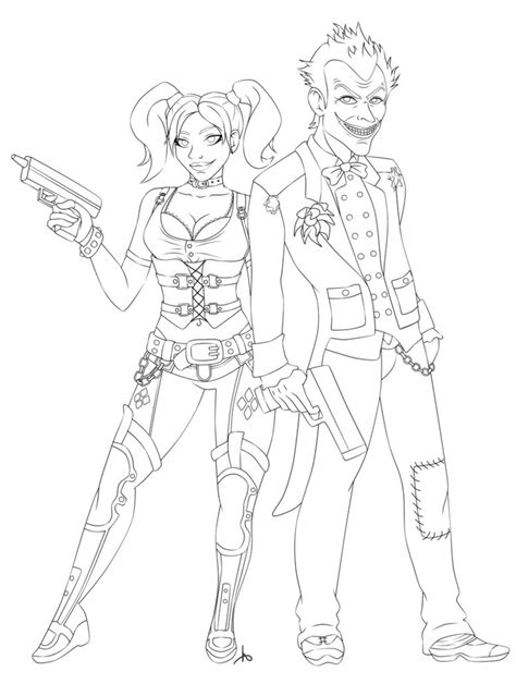 harley quinn coloring pages  print  color