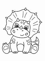 Dinosaurier Ausmalbilder Pages Triceratops Malvorlagen Kreis Zahl Zähle sketch template