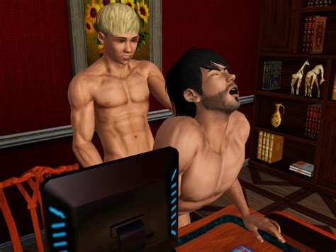 rule 34 3d anal anal sex black hair blonde hair gay male male only