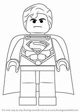 Lego Superman Drawing Draw Movie Step Pages Coloring Drawingtutorials101 Da Learn Tutorials Colouring Drawings Batman Colorare Kids Ausmalbilder Tatt Star sketch template