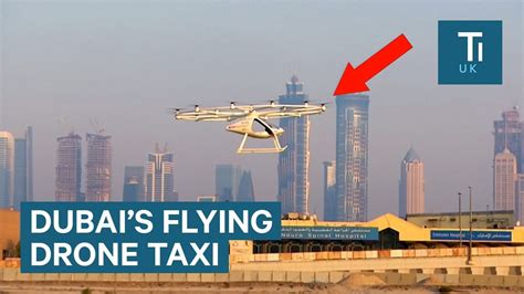dubai  tested  autonomous flying drone taxi youtube