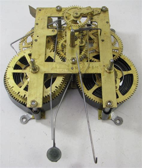 antique gilbert parlor clock movement parts repair antique price guide details page