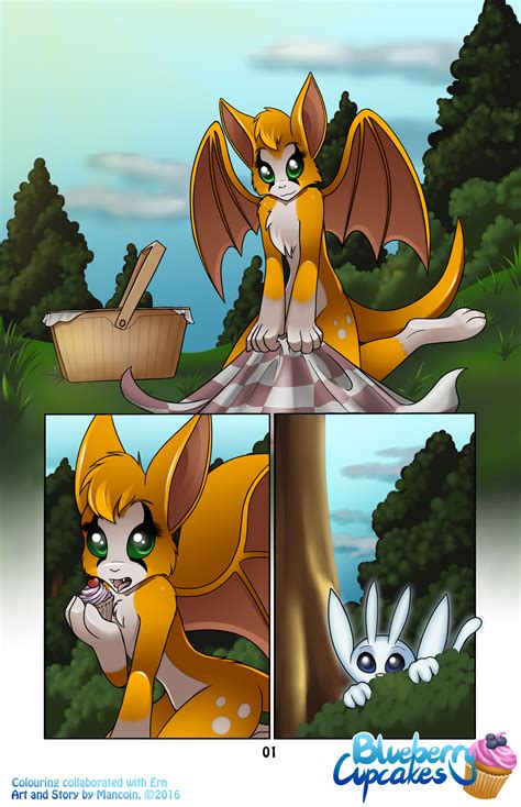 blueberry cupcakes page 1 — weasyl