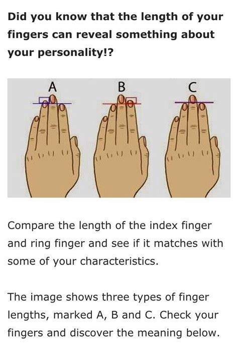 Does Your Finger Length Represent Your Personality Personality