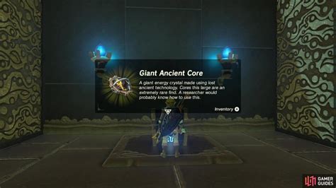 giant ancient core guide   obtain   hyrules  valuable