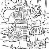 Colorir Oceanu Vaiana Skarb Moana Kolorowanki Dzieci Moranguinho Tinker Druku Chapeleiro Personagem sketch template