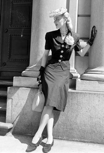 Pin By Valencia Bowman On Style Wwii 1940s Fashion 1940s Fashion