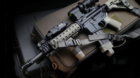 Wallpaper M4 Carbin Assault Rifle Military 13520