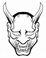 Demon Face Drawing Clipartmag Devil sketch template