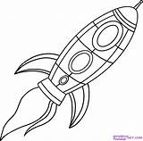 Spaceship Space Draw Drawing Rocket Kids Coloring Visit Pages sketch template