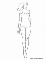 Fashion Templates Sketch Template Body Blank Female Model Outline Croquis Draw Drawing Women Figure Illustration Human Pose Costume Woman Standing sketch template