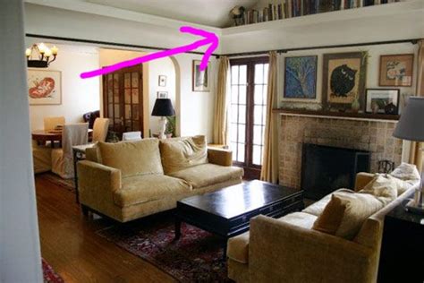 molding doubles  shelves   eaves ceiling