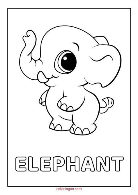 printable baby elephant coloring pages kidsworksheetfun