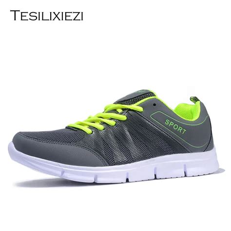 buy  mens breathable sneakers super light sports shoes outdoor walking