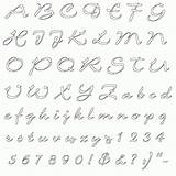 Stencils Cursive Calligraphy Stencil Handwriting Bubble Printablee Alphabets Space Compose Cursivealphabetprintable sketch template