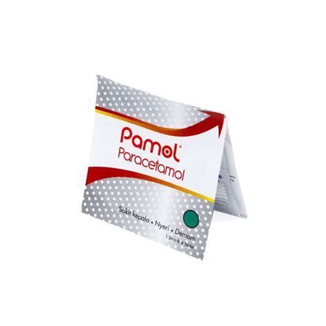 pamol  mg  tablet kegunaan efek samping dosis  aturan pakai halodoc