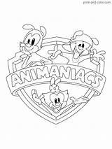 Animaniacs Coloring Wakko sketch template