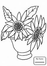 Coloring Sunflower Pages Sunflowers Van Gogh Kids Getdrawings Getcolorings Drawing Realistic sketch template