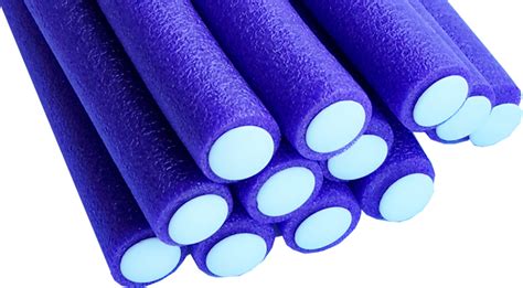bendy flexible foam rollers large violet pack    mm
