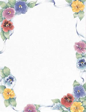 pansy flower design paper paper  pansy flower design great papers