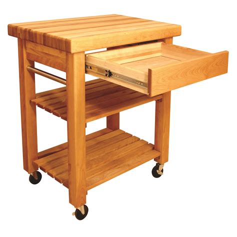 french country work center mobile work station butcher block