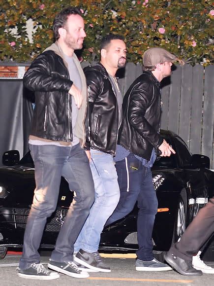 leonardo dicaprio hits the town with his guy friends nearly one week