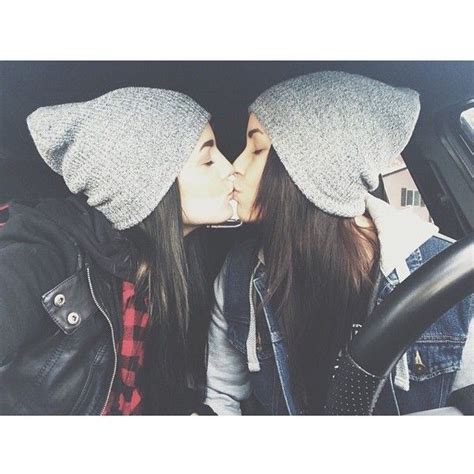 tumblr liked on polyvore featuring couples and girls lesbian love cute